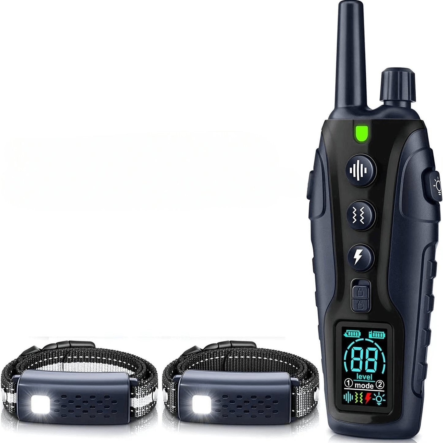 GloPawControl™ – 4000FT Remote Dog Training Collar with Flash Light